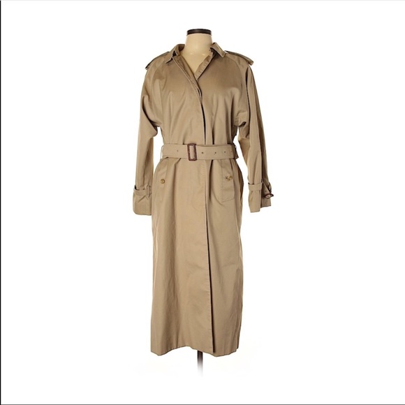 Burberry Jackets & Blazers - EUC Vintage Burberry Long Trench Coat